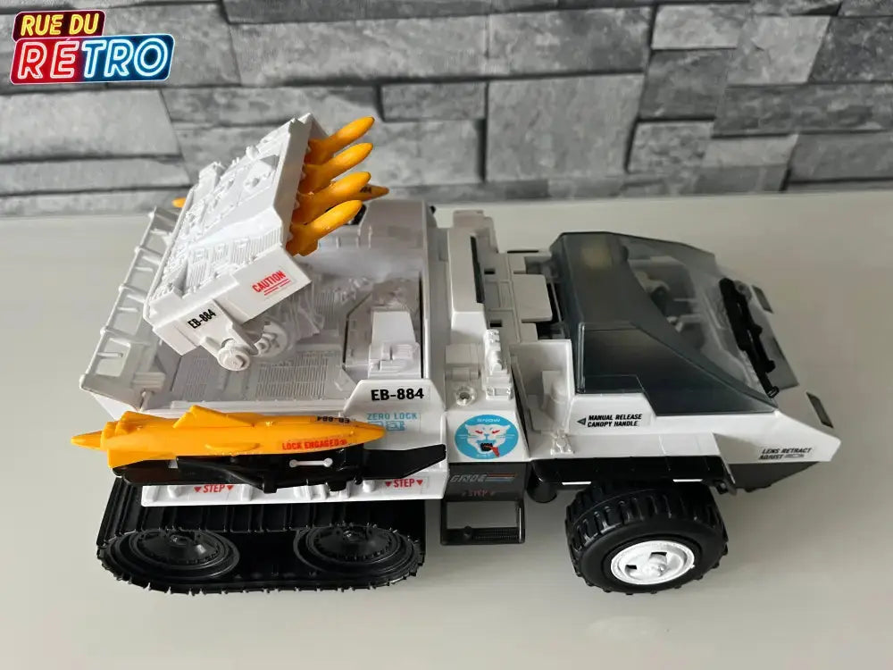 G.I JOE SNOW CAT + FROSBITE 1985 Heros Sans Frontières Boîte FR Figurine et Véhicule pour Figurines