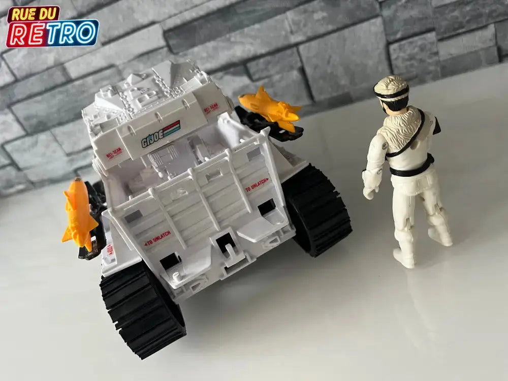 G.I JOE SNOW CAT + FROSBITE 1985 Heros Sans Frontières Boîte FR Figurine et Véhicule pour Figurines