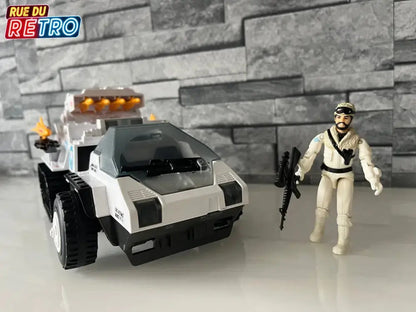 G.I JOE SNOW CAT + FROSBITE 1985 Heros Sans Frontières Boîte FR Figurine et Véhicule pour Figurines