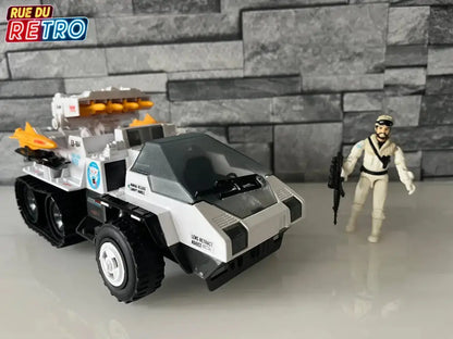 G.I JOE SNOW CAT + FROSBITE 1985 Heros Sans Frontières Boîte FR Figurine et Véhicule pour Figurines