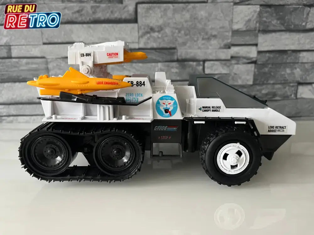 G.I JOE SNOW CAT + FROSBITE 1985 Heros Sans Frontières Boîte FR Figurine et Véhicule pour Figurines