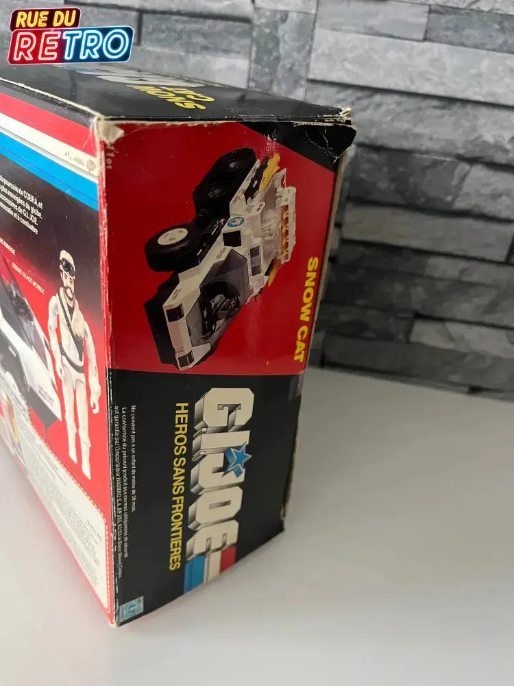 G.I JOE SNOW CAT + FROSBITE 1985 Heros Sans Frontières Boîte FR Figurine et Véhicule pour Figurines