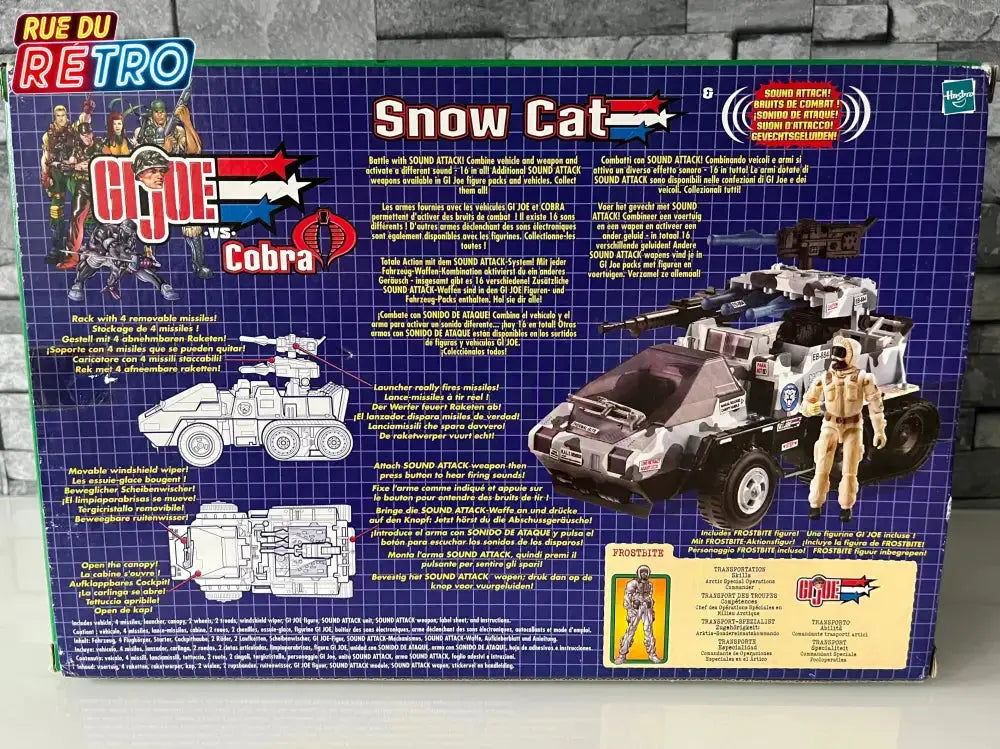 Snowcat Vs Actor G.I JOE SNOW CAT Vs COBRA + Frosbite TR Exclusive – RUE DU RETRO