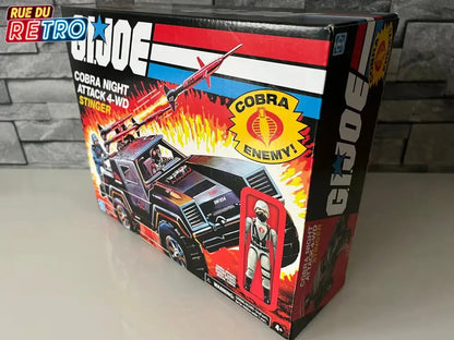 G.I JOE STINGER COBRA NIGHT ATTACK 4-WD Figurine et Véhicule pour Figurines