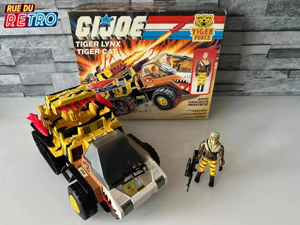 G.I JOE TIGER LYNX - TIGER CAT + FROSBITE Bôite EU Hasbro