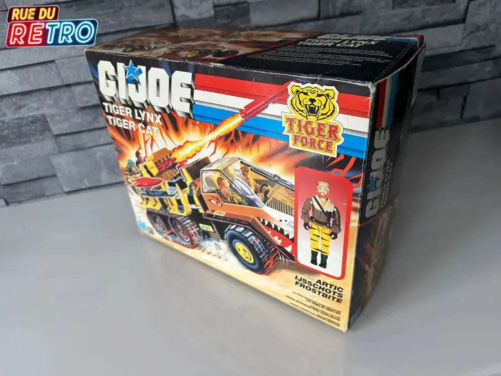 G.I JOE TIGER LYNX - TIGER CAT + FROSBITE Bôite EU Hasbro