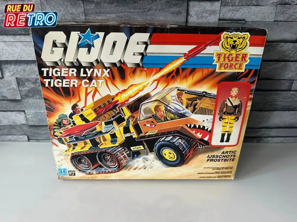 G.I JOE TIGER LYNX - TIGER CAT + FROSBITE Bôite EU Hasbro