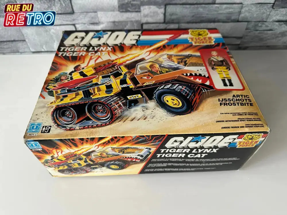 G.I JOE TIGER LYNX - TIGER CAT + FROSBITE Bôite EU Hasbro