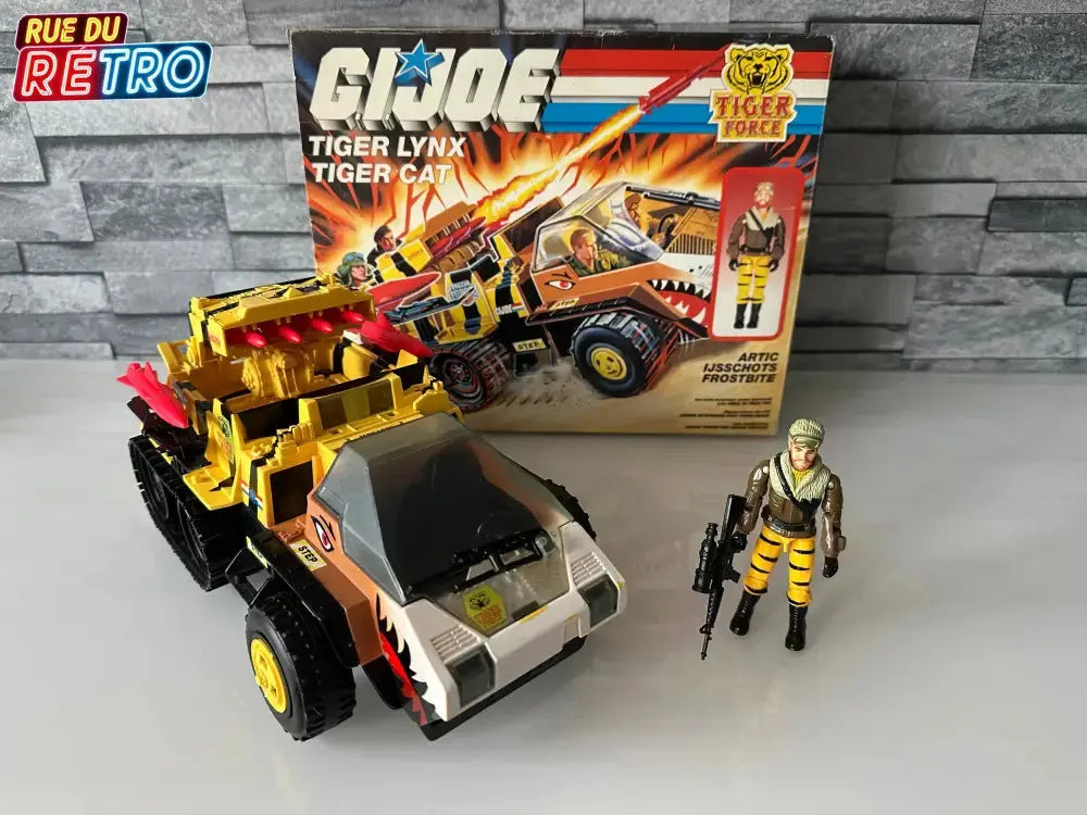 G.I JOE TIGER LYNX - TIGER CAT + FROSBITE Bôite EU Hasbro