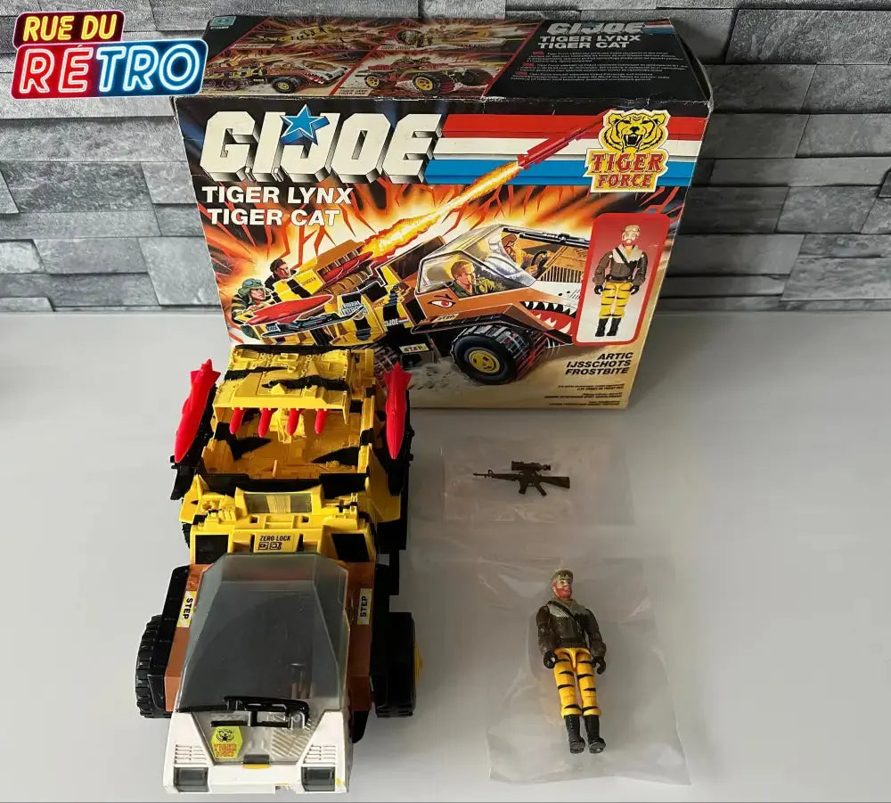 G.I JOE TIGER LYNX - TIGER CAT + FROSBITE Bôite EU Hasbro