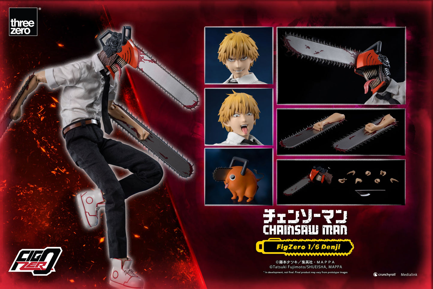 Chainsaw Man FigZero 1/6 Denji 29 figurine cm ThreeZero