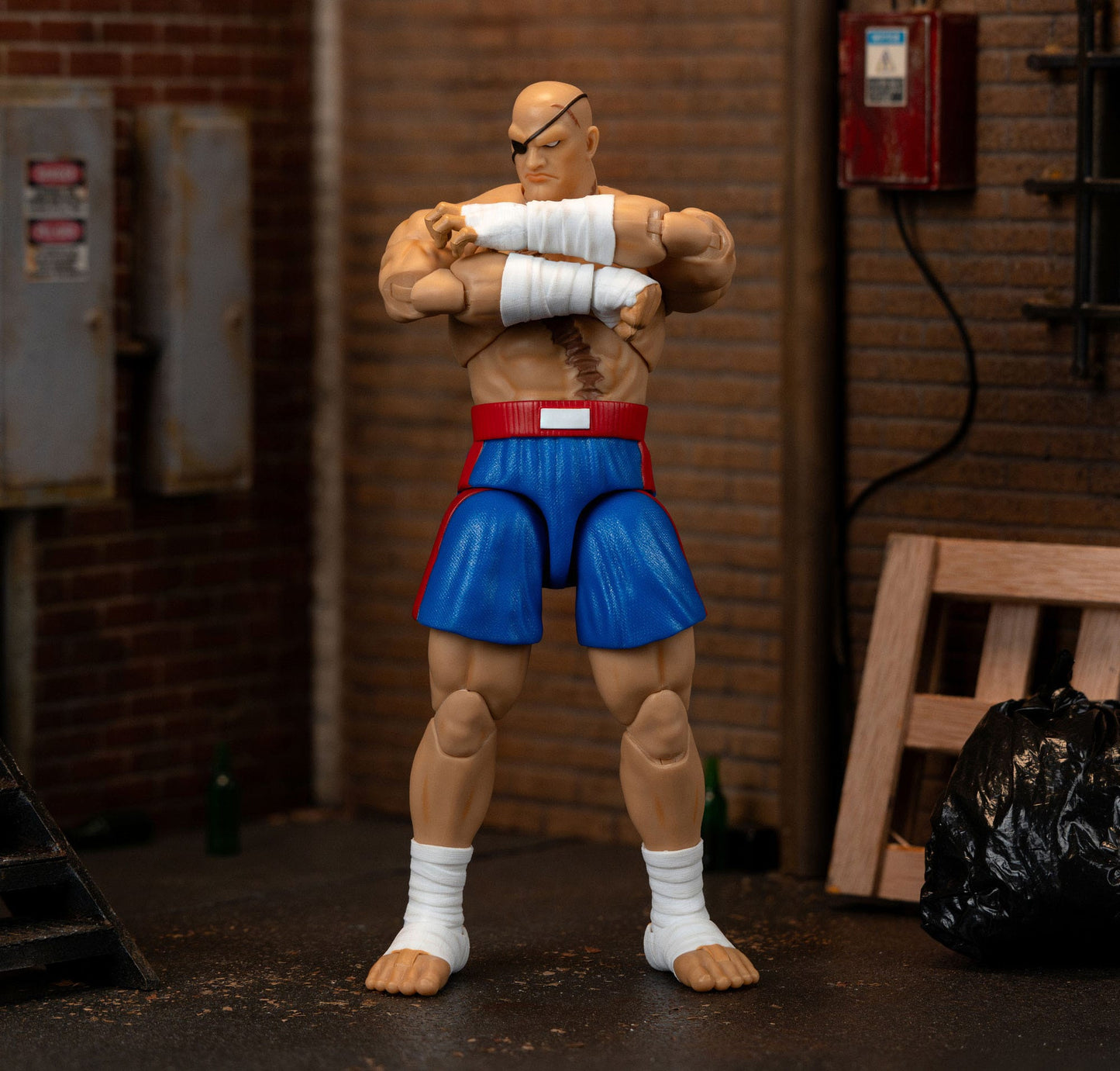 Ultra Street Fighter II: The Final Challengers Sagat figurine 1/12 19 cm Jada Toys