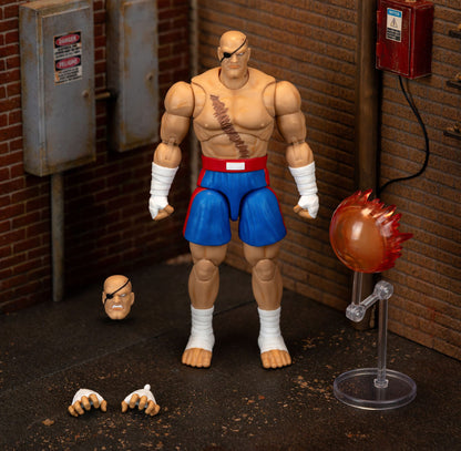Ultra Street Fighter II: The Final Challengers Sagat figurine 1/12 19 cm Jada Toys