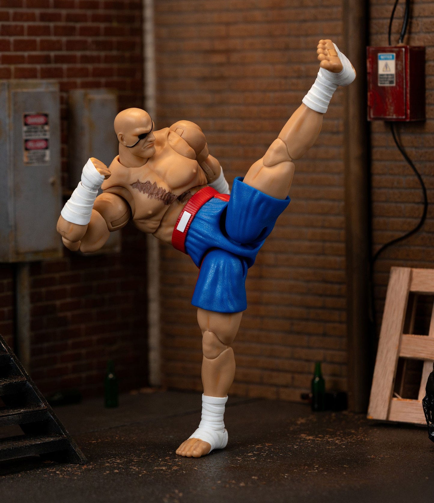 Ultra Street Fighter II: The Final Challengers Sagat figurine 1/12 19 cm Jada Toys