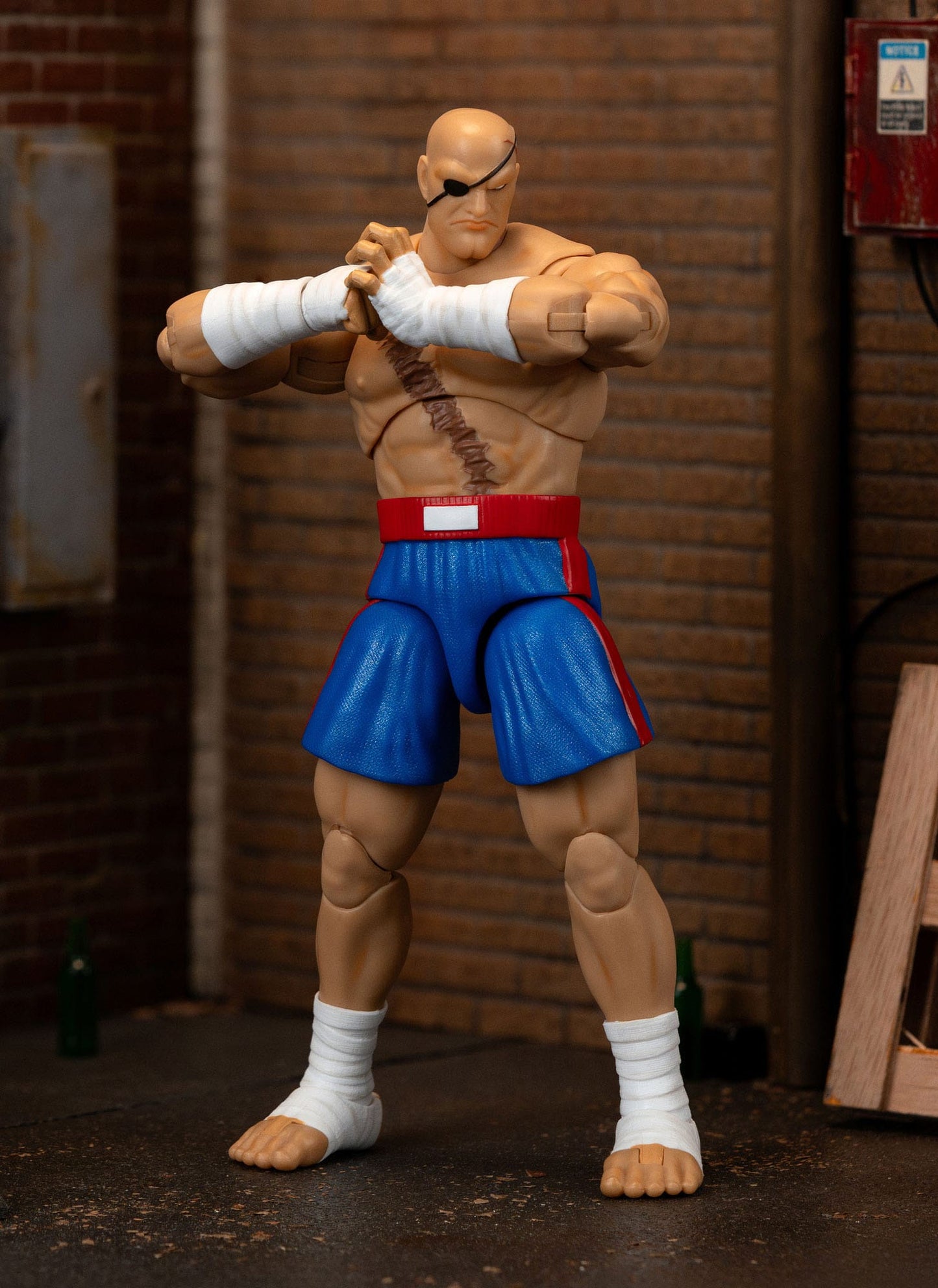 Ultra Street Fighter II: The Final Challengers Sagat figurine 1/12 19 cm Jada Toys