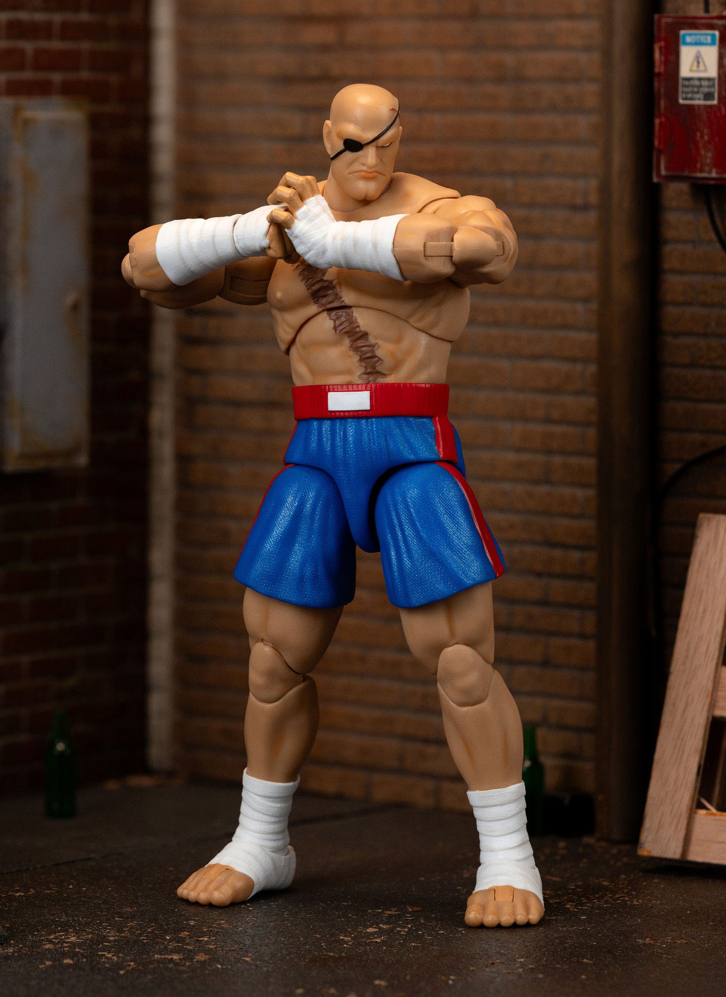 Ultra Street Fighter II: The Final Challengers Sagat figurine 1/12 19 cm Jada Toys