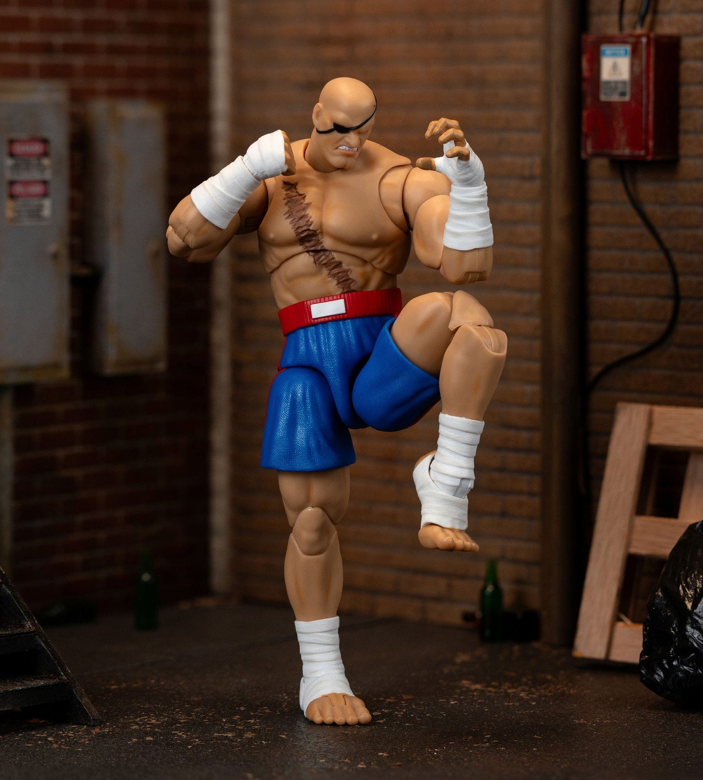 Ultra Street Fighter II: The Final Challengers Sagat figurine 1/12 19 cm Jada Toys