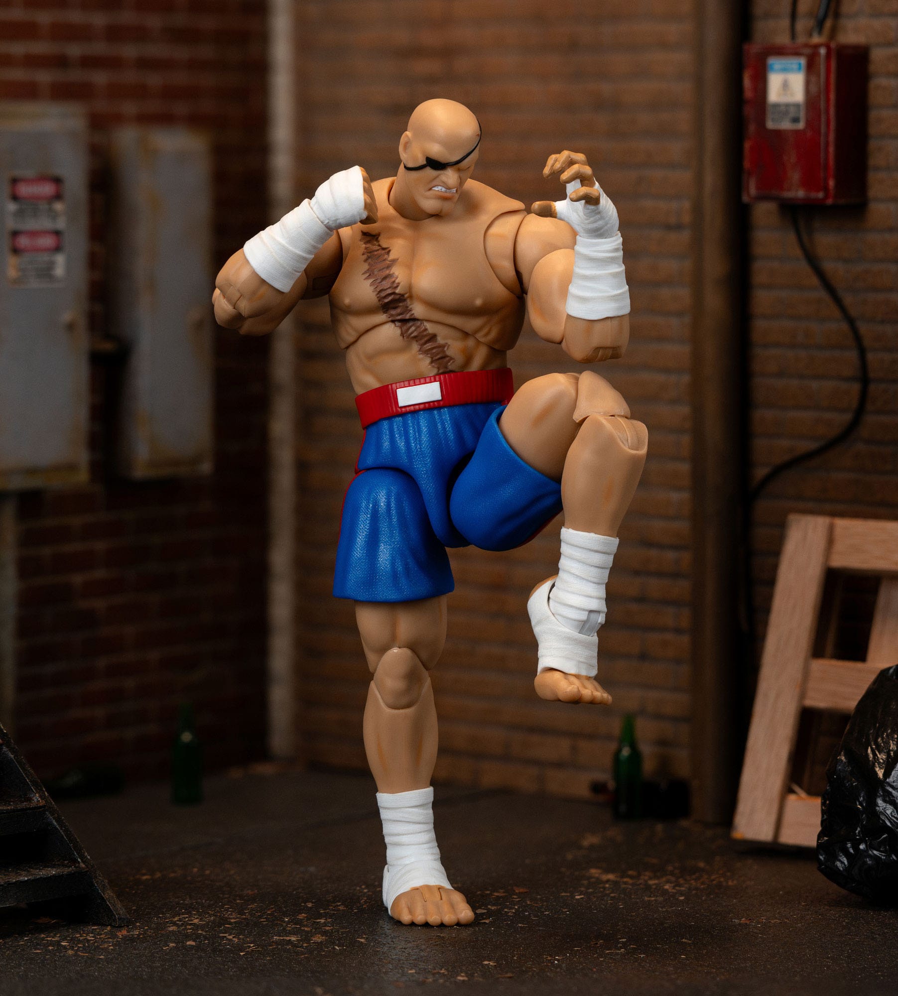 Ultra Street Fighter II: The Final Challengers Sagat figurine 1/12 19 cm Jada Toys