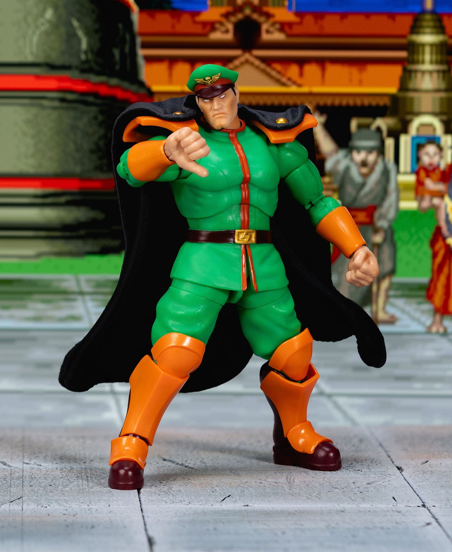 Ultra Street Fighter II: The Final Challengers M. Bison Deluxe figurine 1/12 15 cm Jada Toys