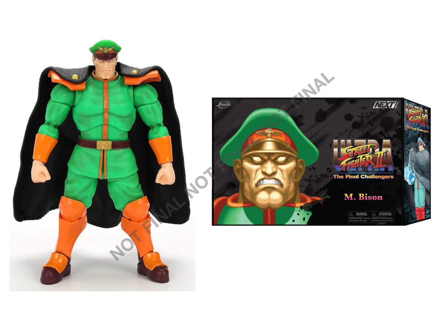 Ultra Street Fighter II: The Final Challengers M. Bison Deluxe figurine 1/12 15 cm Jada Toys