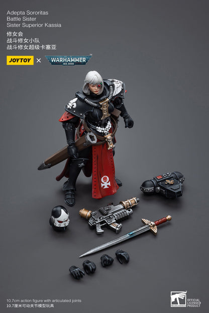Warhammer 40k figurine 1/18 Adepta Sororitas Battle Sister Sister Kassia 10 cm Joy Toy
