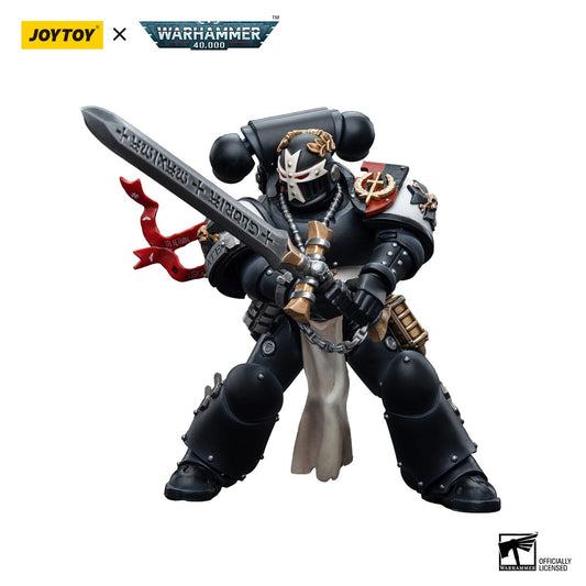 Warhammer 40k figurine 1/18 Black Templars Emperor's Champion Bayard's Revenge 12 cm Joy Toy