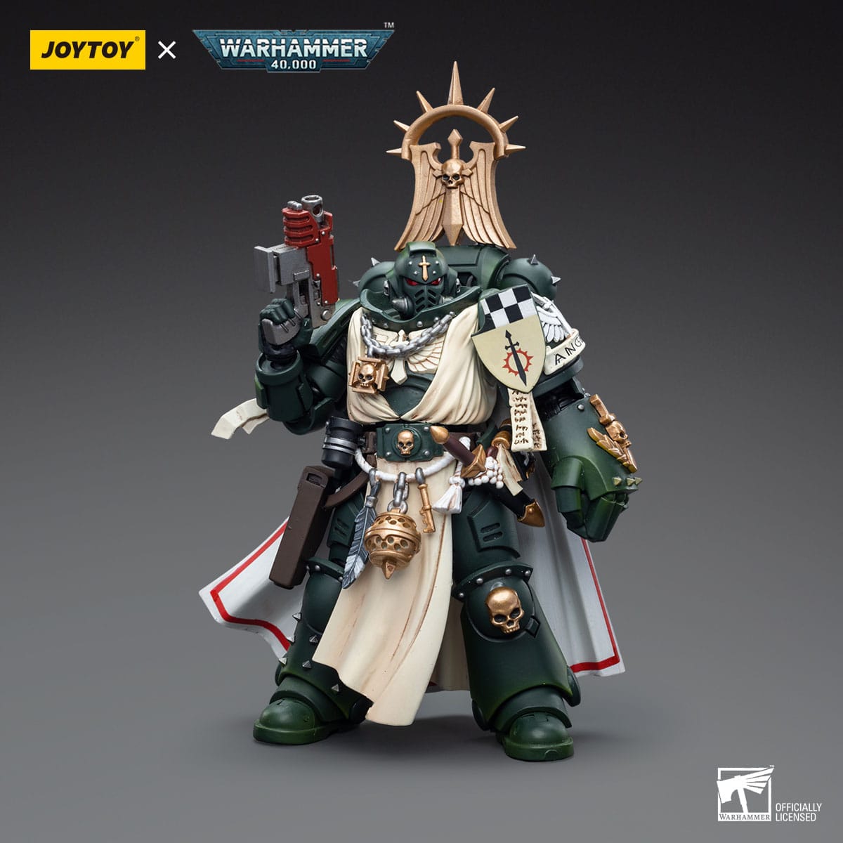 Warhammer 40k figurine 1/18 Dark Angels Master with Power Fist 12 cm Joy Toy