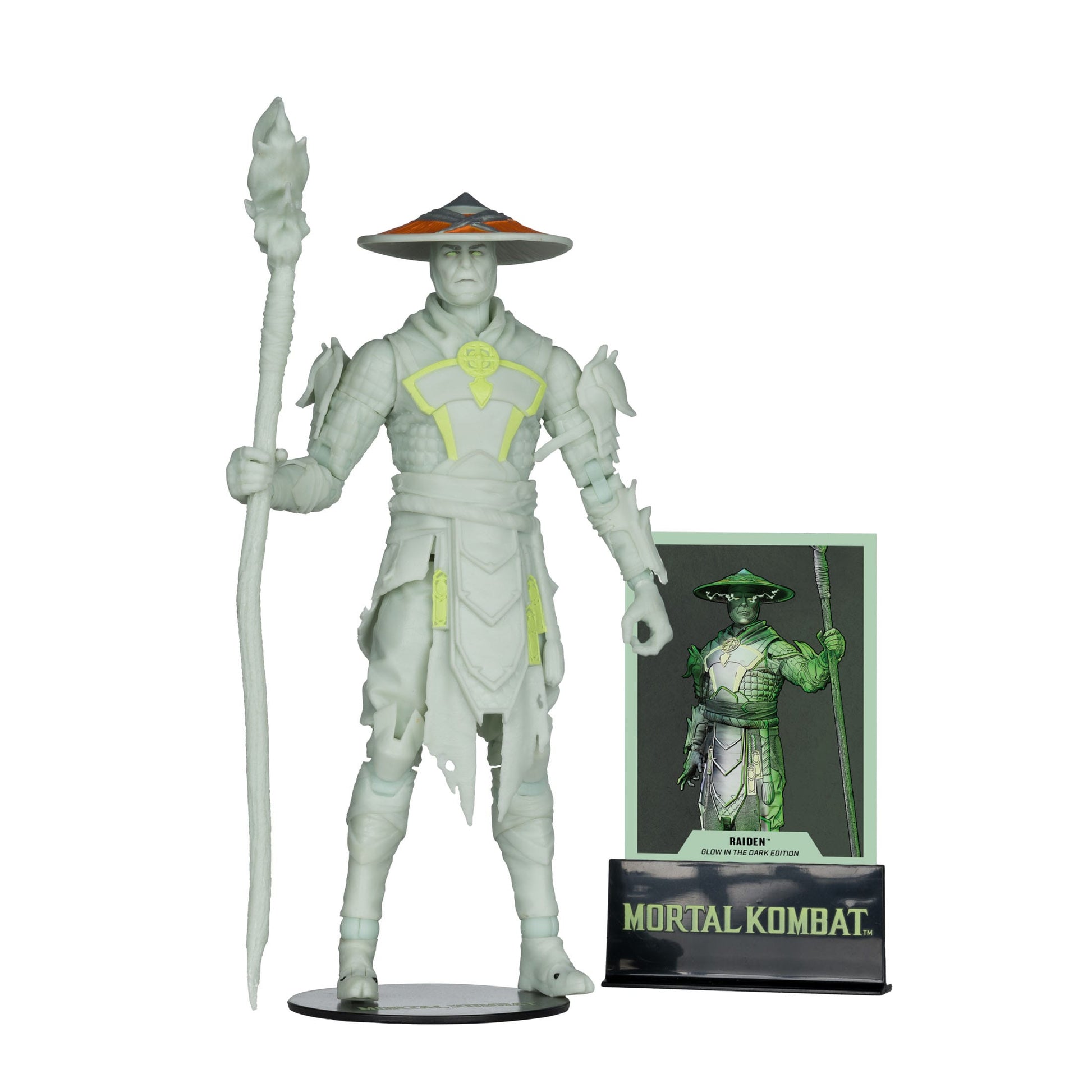 Mortal Kombat Glow in the Dark Edition figurine Raiden (Gold Label) 18 cm McFarlane Toys