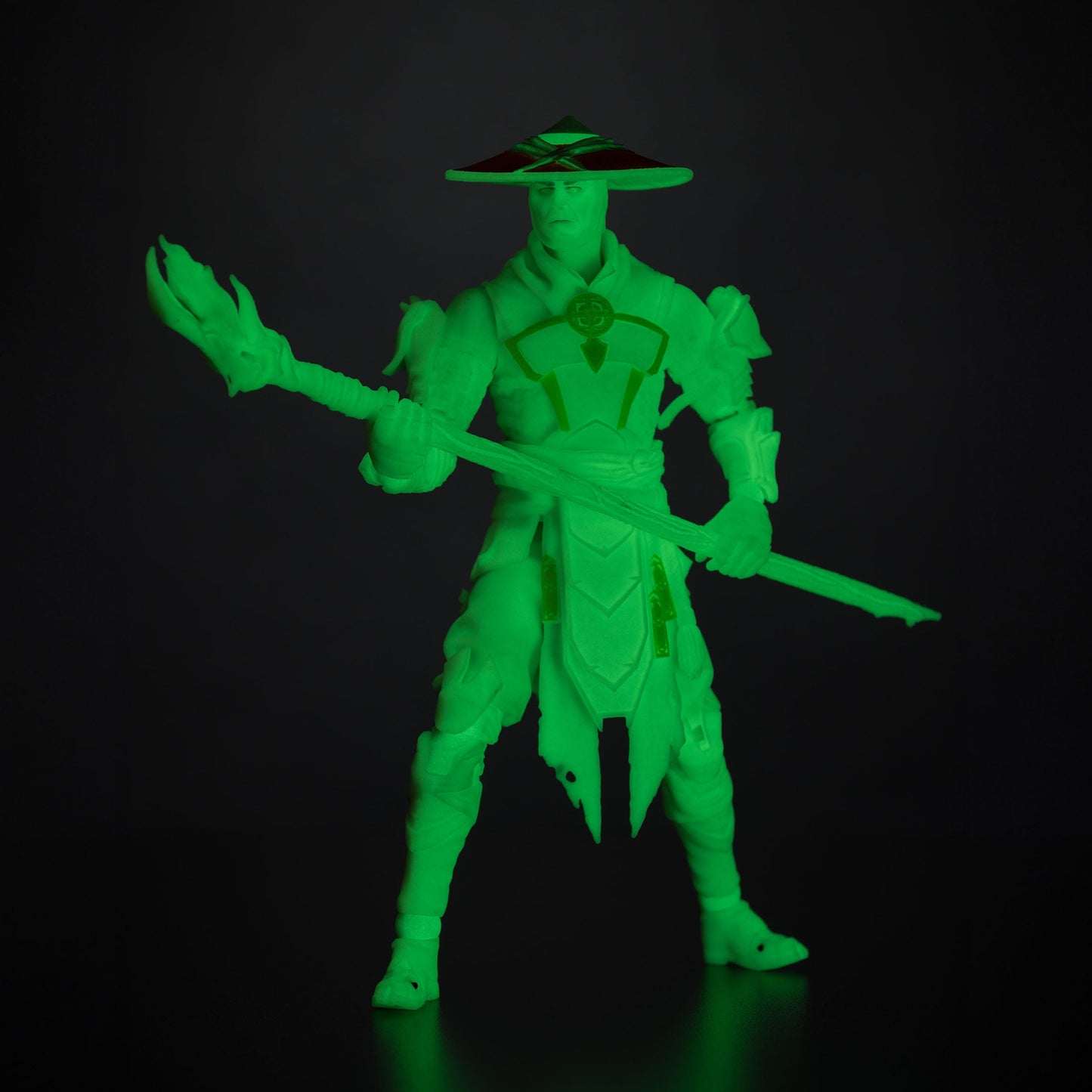 Mortal Kombat Glow in the Dark Edition figurine Raiden (Gold Label) 18 cm McFarlane Toys