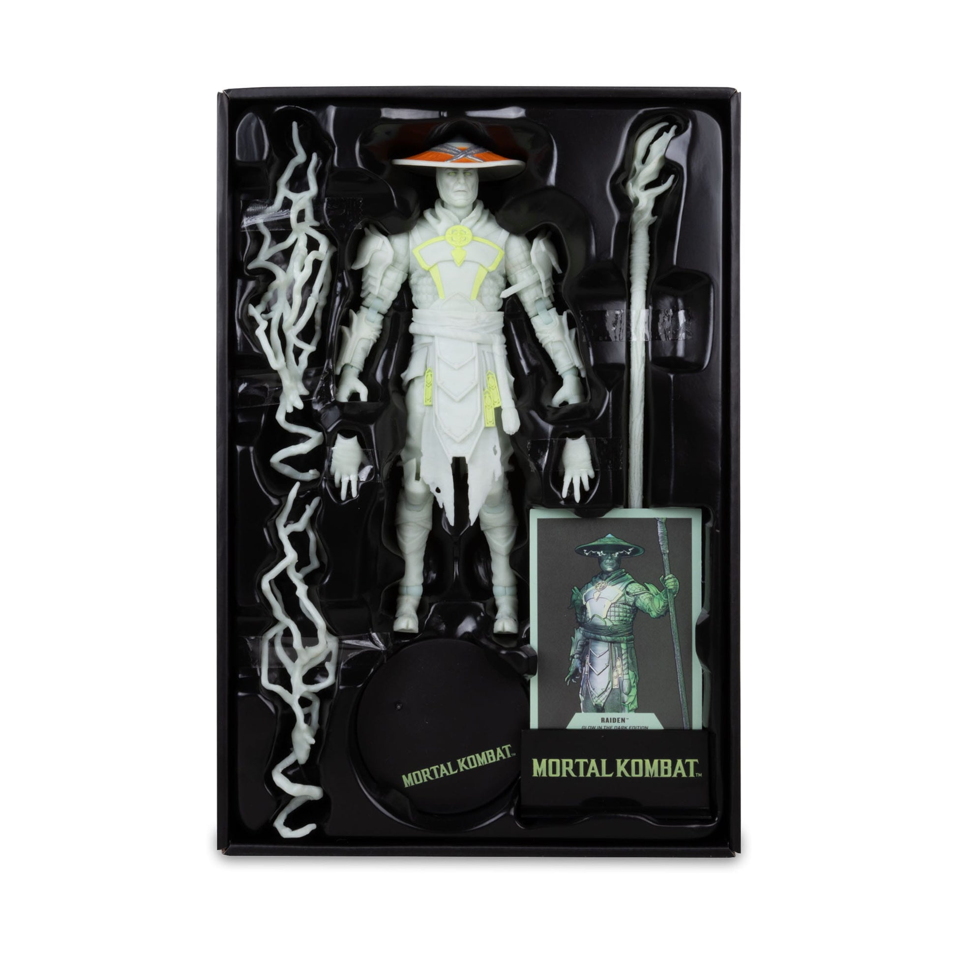 Mortal Kombat Glow in the Dark Edition figurine Raiden (Gold Label) 18 cm McFarlane Toys
