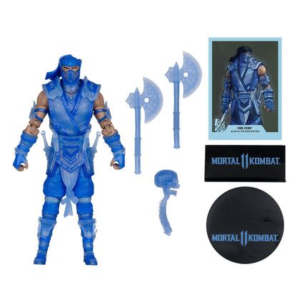 Mortal Kombat figurine Glow in the Dark Edition Sub-Zero (Gold Label) 18 cm McFarlane Toys