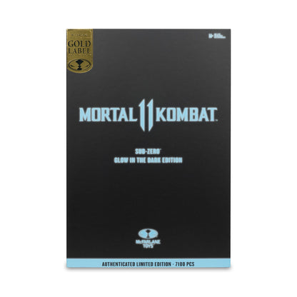 Mortal Kombat figurine Glow in the Dark Edition Sub-Zero (Gold Label) 18 cm McFarlane Toys