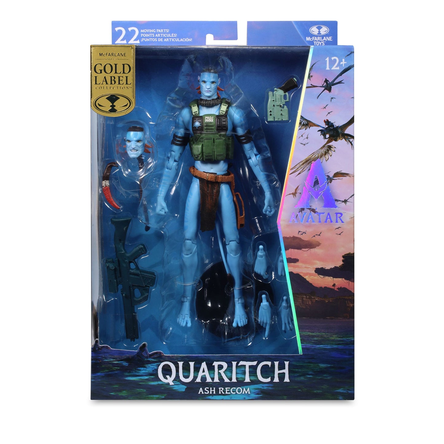 Avatar: Fire and Ash Quaritch figurine (Ash Recom) (Gold Label) 18 cm McFarlane Toys