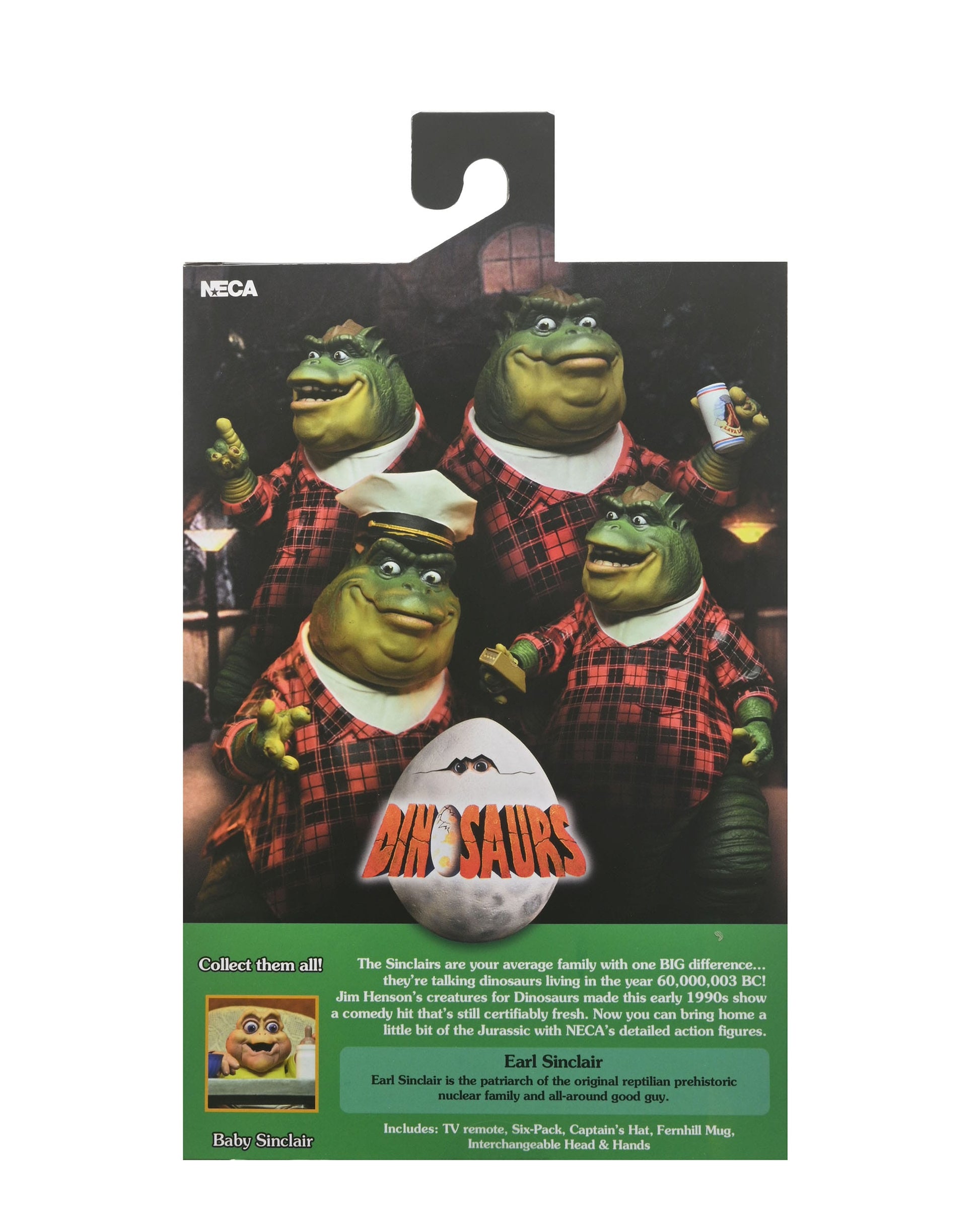 Dinosaurs Earl Sinclair figurine Ultimate 18 cm Neca