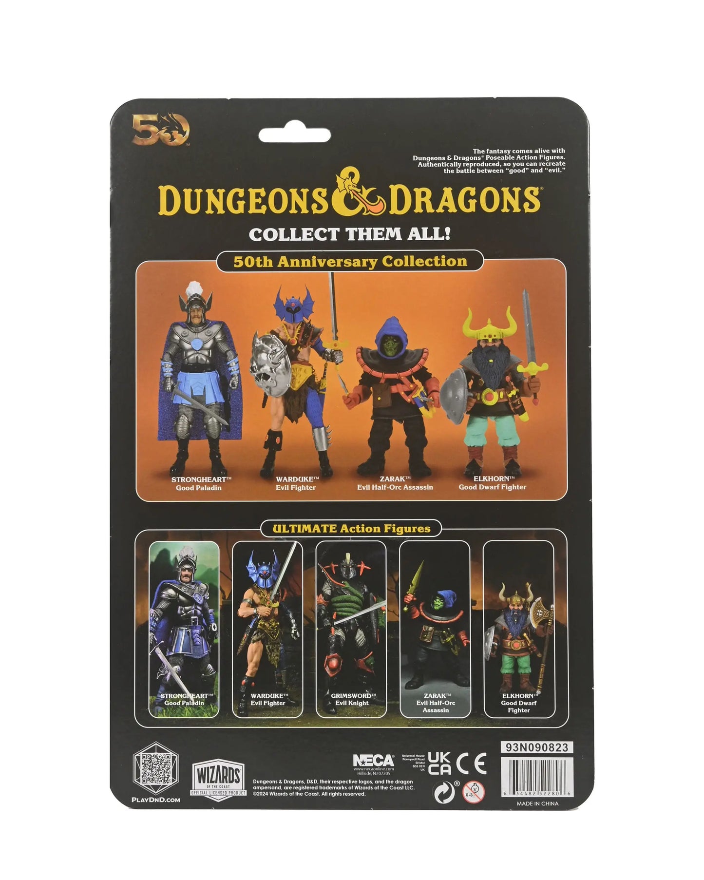 Dungeons & Dragons Warduke figurine 50th Anniversary on Blister Card 18 cm Neca