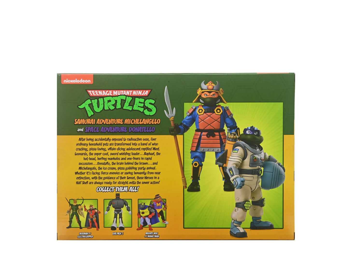 Tortues Ninja Space Adventure & Samurai Turtles (Cartoon) pack 2 figurines 18 cm Neca