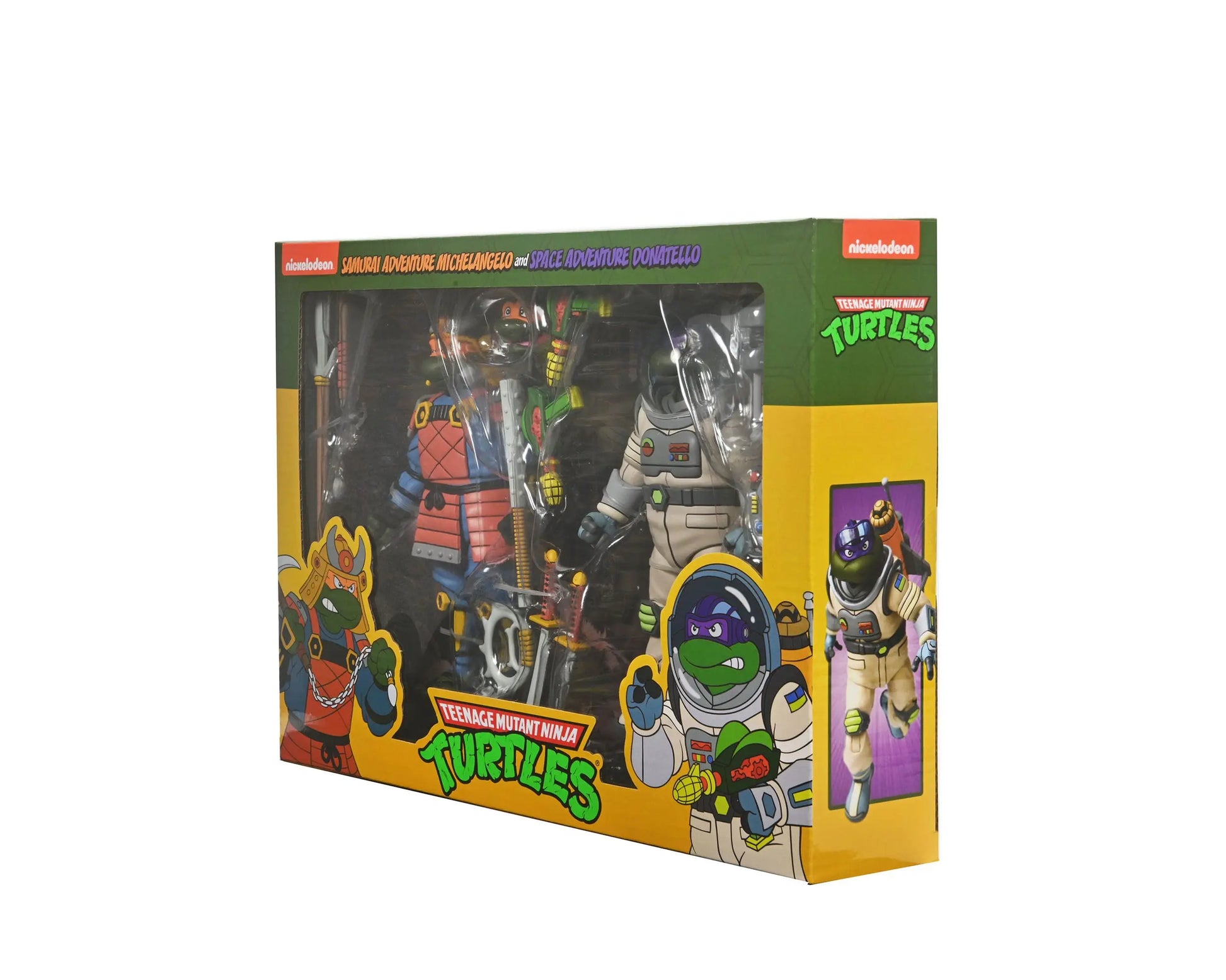 Tortues Ninja Space Adventure & Samurai Turtles (Cartoon) pack 2 figurines 18 cm Neca