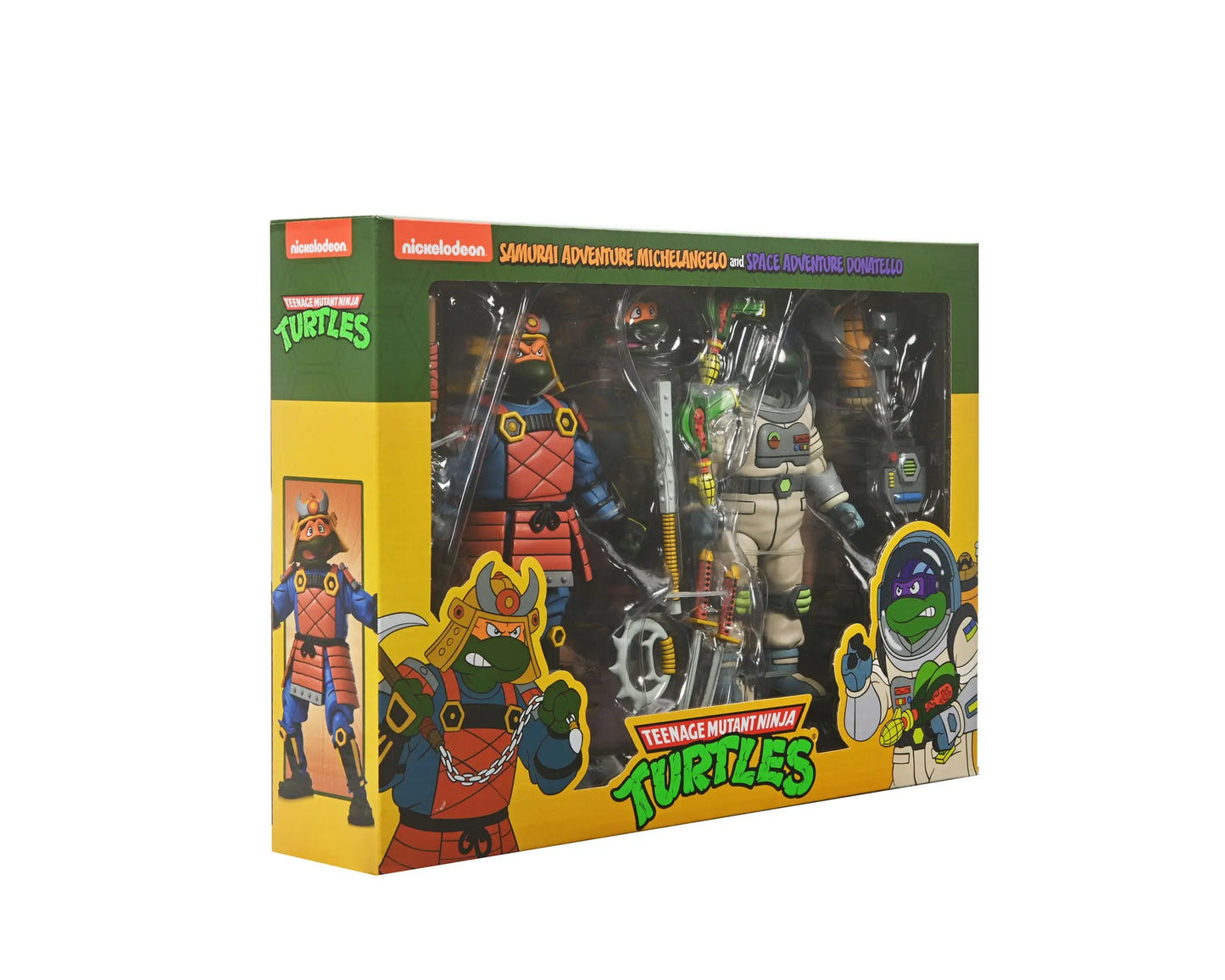 Tortues Ninja Space Adventure & Samurai Turtles (Cartoon) pack 2 figurines 18 cm Neca
