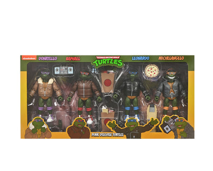 Tortues Ninja Pack de 4 Punk Turtles (Cartoon) figurines 18 cm Neca