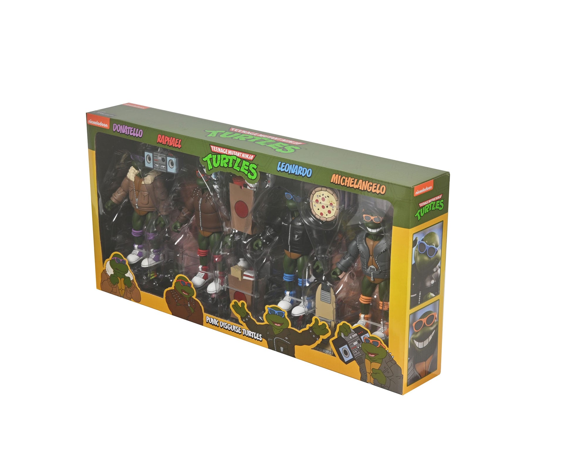 Tortues Ninja Pack de 4 Punk Turtles (Cartoon) figurines 18 cm Neca