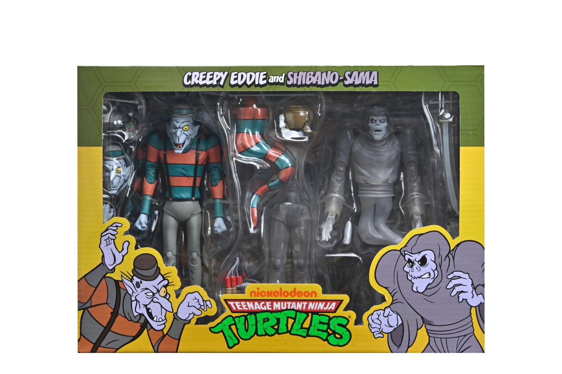 Tortues Ninja : Creepy Eddie & Shibano-Sama Saturday Morning Adventures 2-Pack figurines 17 cm Neca