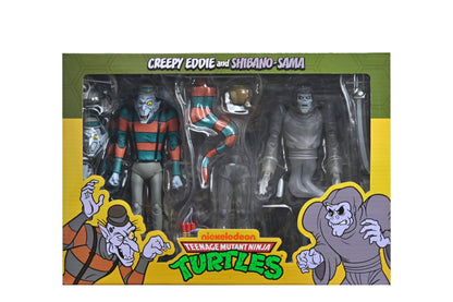Tortues Ninja : Creepy Eddie & Shibano-Sama Saturday Morning Adventures 2-Pack figurines 17 cm Neca