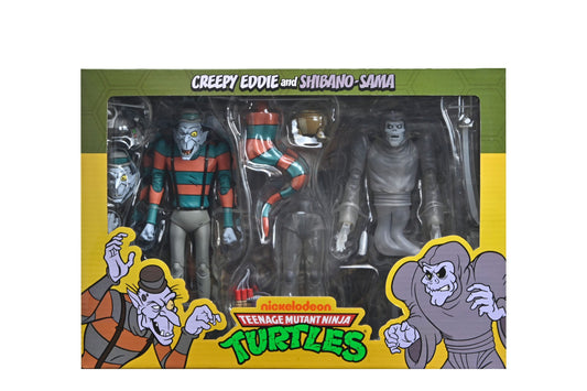 Tortues Ninja : Creepy Eddie & Shibano-Sama Saturday Morning Adventures 2-Pack figurines 17 cm Neca