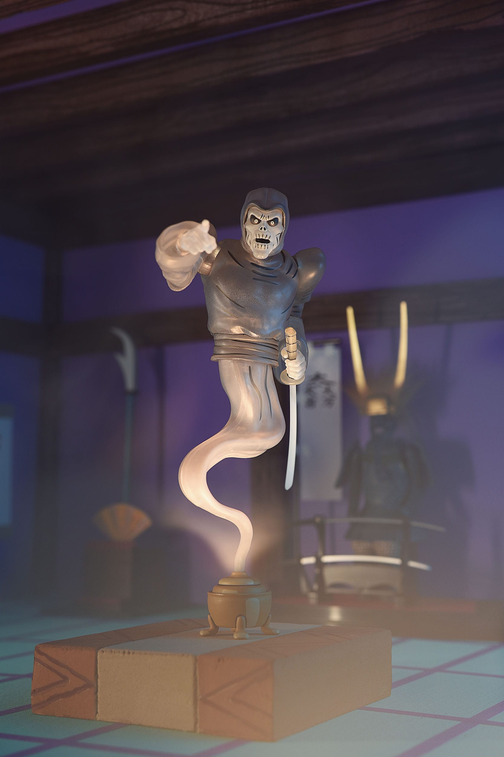 Tortues Ninja : Creepy Eddie & Shibano-Sama Saturday Morning Adventures 2-Pack figurines 17 cm Neca