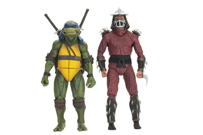 Tortues Ninja Shredder vs Leo (1990 Movie) figurine Roof Top Battle 18 cm Neca