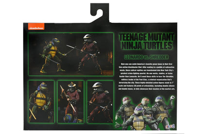 Tortues Ninja Shredder vs Leo (1990 Movie) figurine Roof Top Battle 18 cm Neca