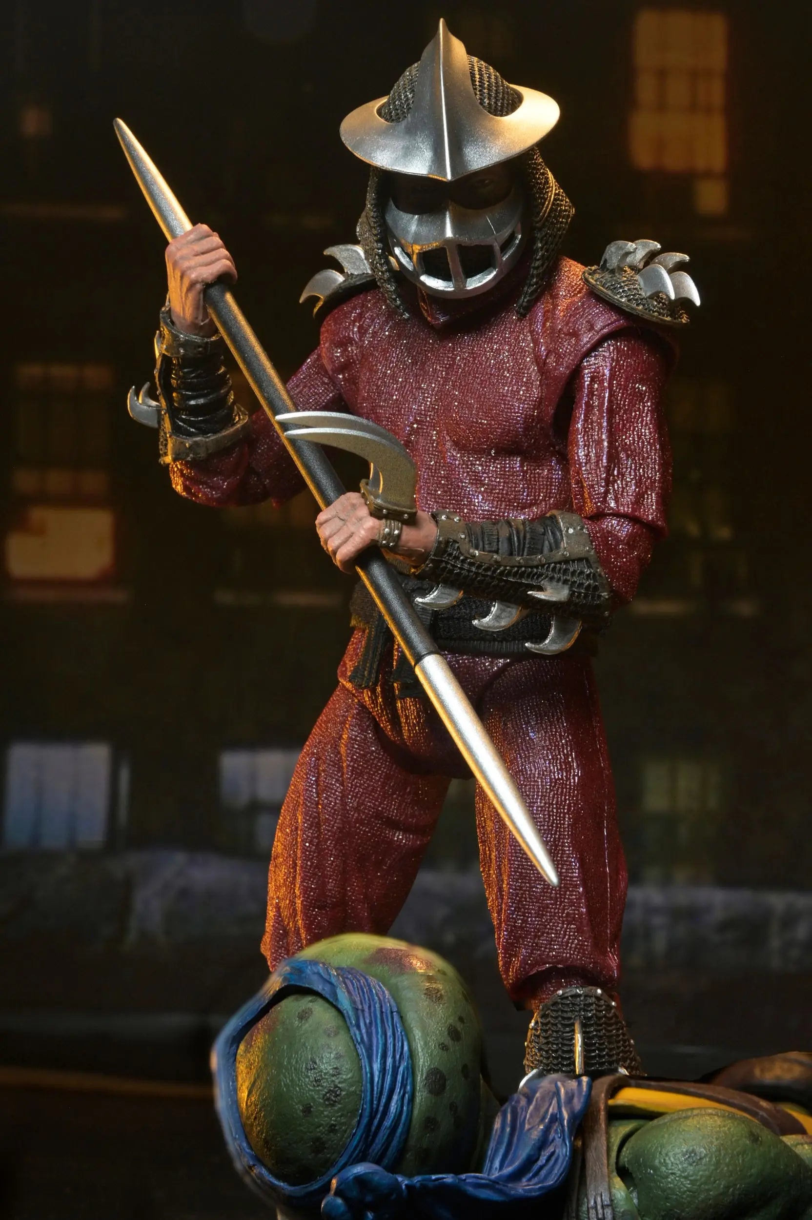 Tortues Ninja Shredder vs Leo (1990 Movie) figurine Roof Top Battle 18 cm Neca