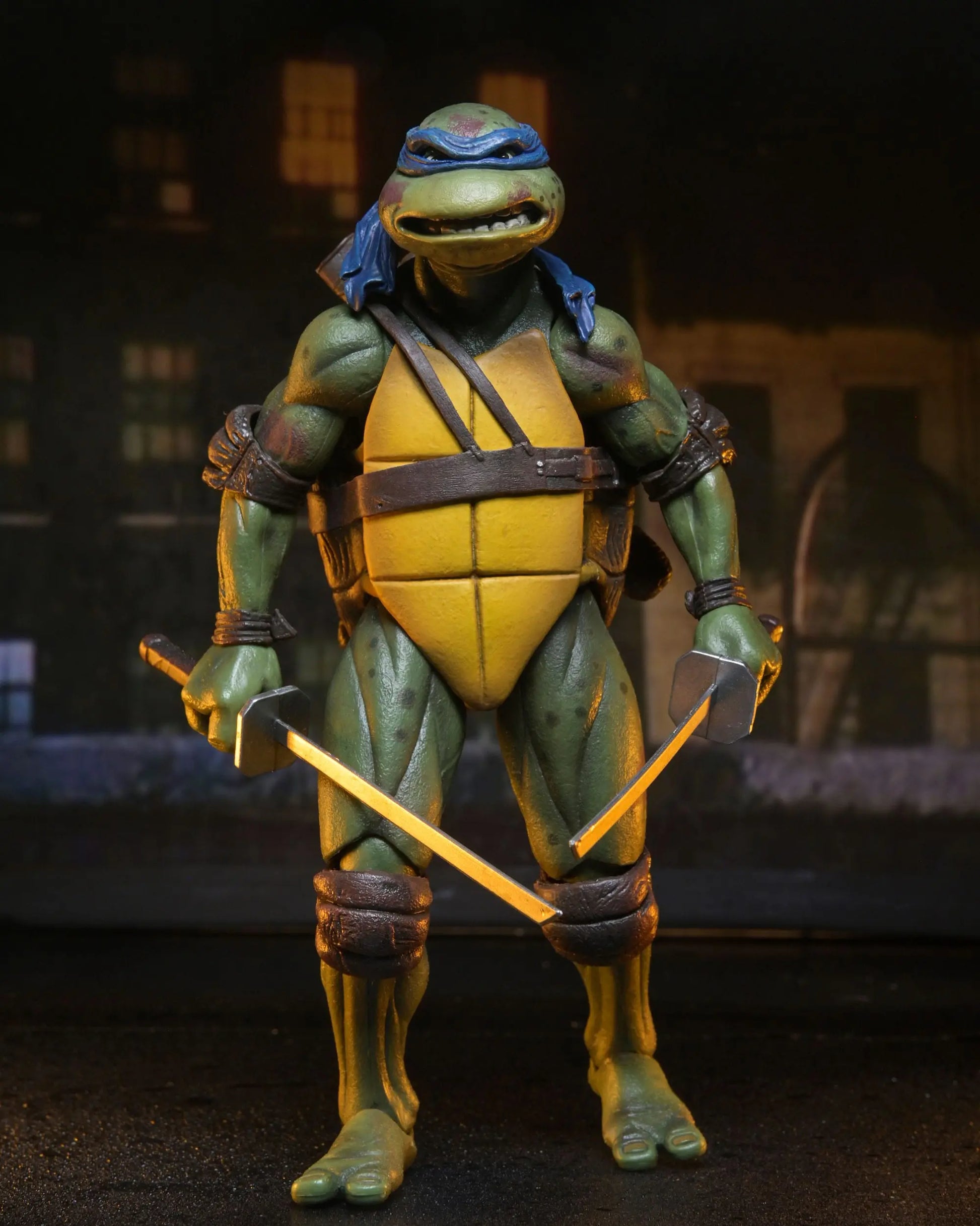 Tortues Ninja Shredder vs Leo (1990 Movie) figurine Roof Top Battle 18 cm Neca