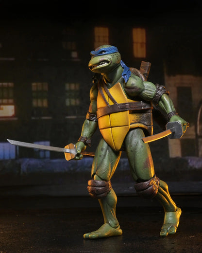 Tortues Ninja Shredder vs Leo (1990 Movie) figurine Roof Top Battle 18 cm Neca