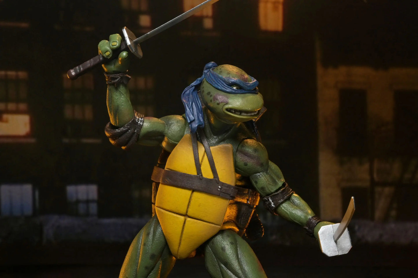 Tortues Ninja Shredder vs Leo (1990 Movie) figurine Roof Top Battle 18 cm Neca
